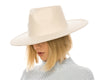 PLAIN IVORY VEGAN FELT RANCHER